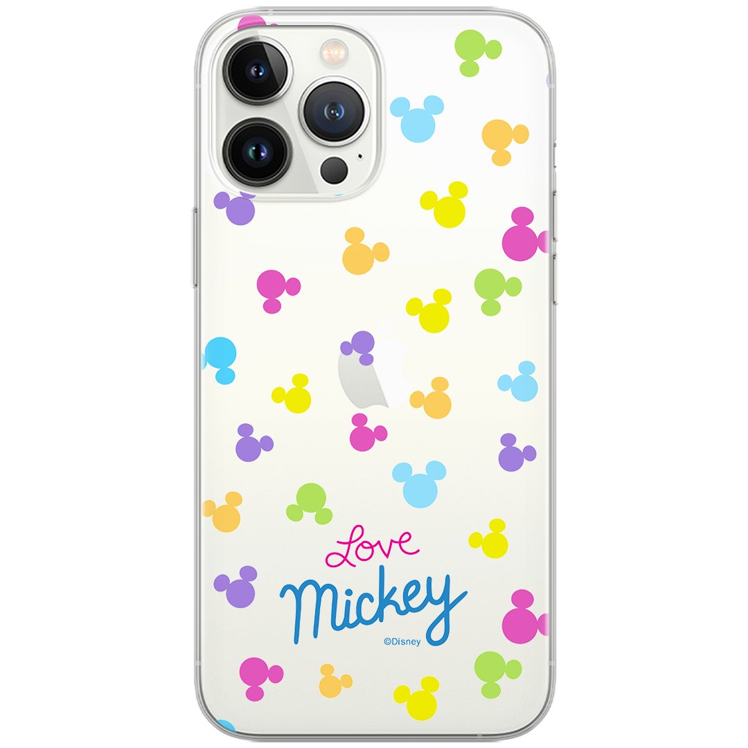 Etui Disney dedykowane do Iphone 6/6S, wzór: Mickey 017 Etui częściowo przeźroczyste, oryginalne i oficjalnie licencjonowane