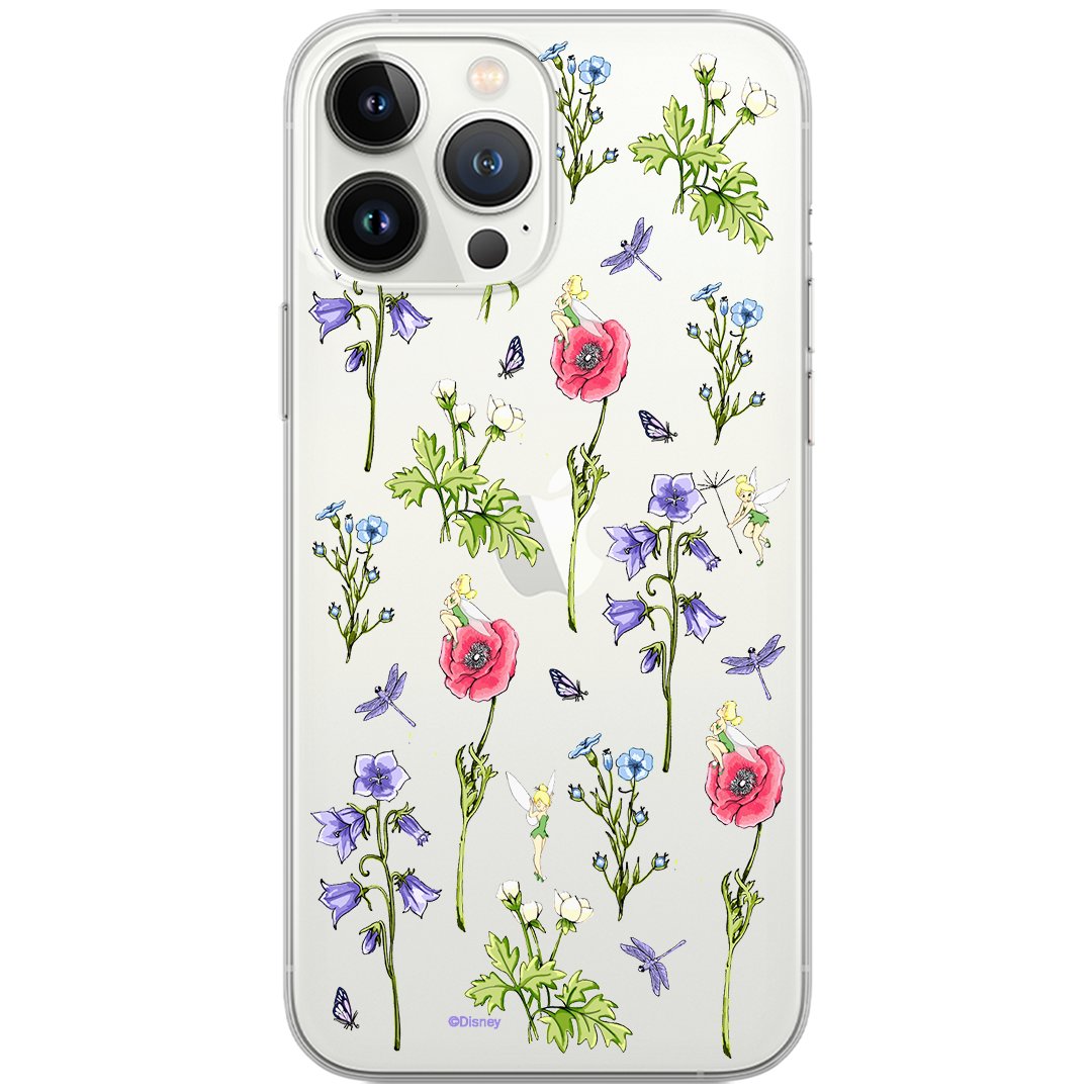 Etui Disney dedykowane do Iphone 7 PLUS/ 8 PLUS, wzór: Dzwoneczek 004 Etui częściowo przeźroczyste, oryginalne i oficjalnie licencjonowane