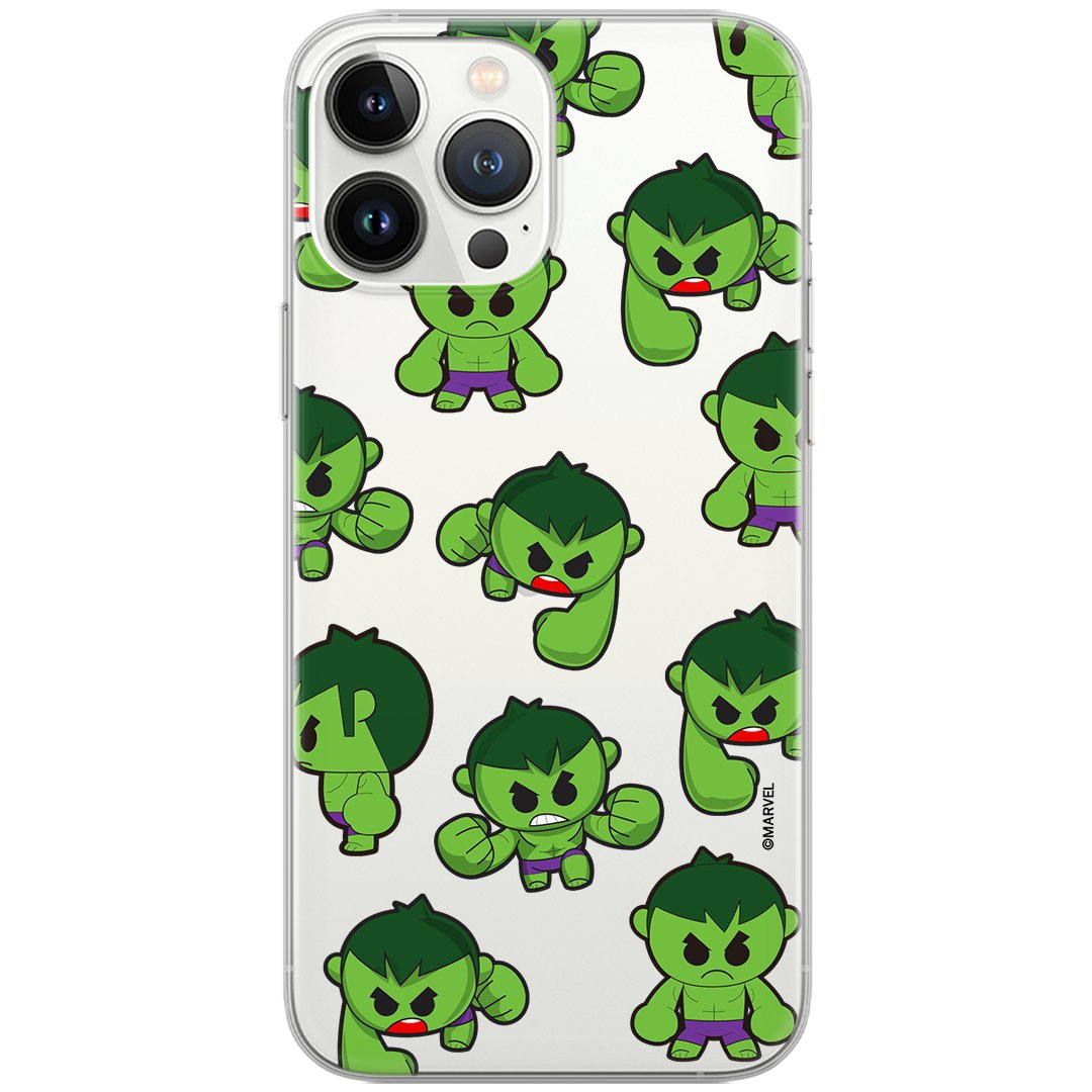 Etui Marvel dedykowane do Iphone 7/ 8/ SE 2/ SE 3, wzór: Hulk 006 Etui częściowo przeźroczyste, oryginalne i oficjalnie licencjonowane