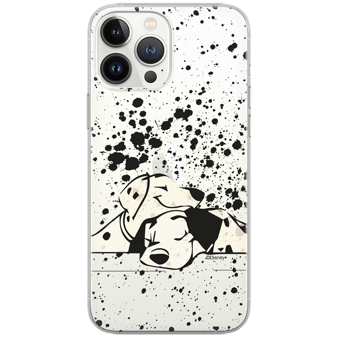 Etui Disney dedykowane do Samsung A13 4G, wzór: Dalmatyńczyk 003 Etui częściowo przeźroczyste, oryginalne i oficjalnie licencjonowane
