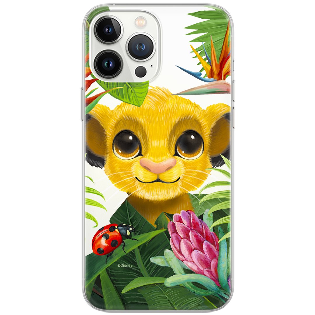 Etui Disney dedykowane do Samsung A33 5G, wzór: Simba i Przyjaciele 002 Etui częściowo przeźroczyste, oryginalne i oficjalnie licencjonowane