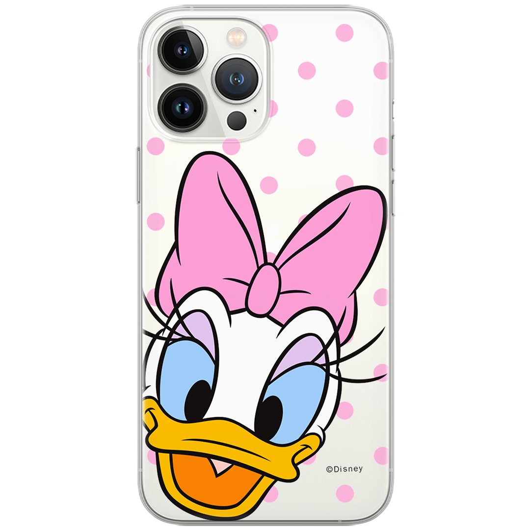 Etui Disney dedykowane do Samsung A41, wzór: Daisy 004 Etui częściowo przeźroczyste, oryginalne i oficjalnie licencjonowane