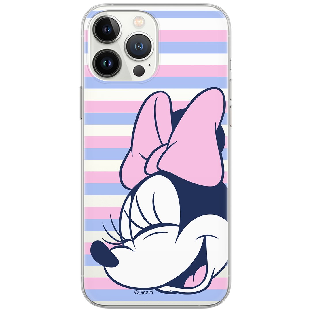 Etui Disney dedykowane do Samsung A41, wzór: Minnie 022 Etui częściowo przeźroczyste, oryginalne i oficjalnie licencjonowane