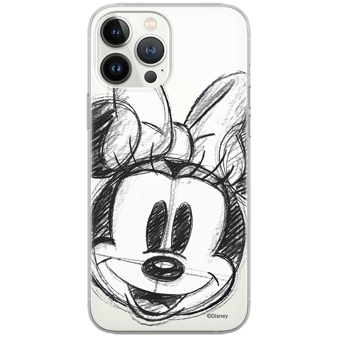 Etui Disney dedykowane do Samsung A41, wzór: Minnie 012 Etui częściowo przeźroczyste, oryginalne i oficjalnie licencjonowane