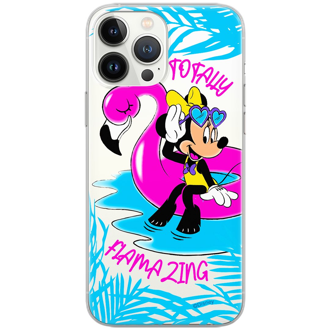 Etui Disney dedykowane do Samsung A41, wzór: Minnie 025 Etui częściowo przeźroczyste, oryginalne i oficjalnie licencjonowane