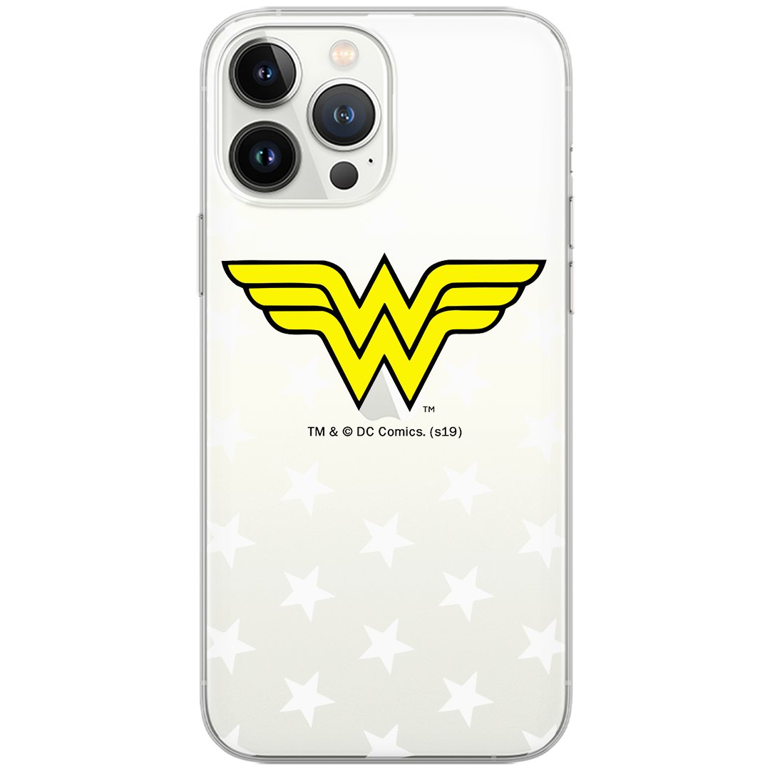 Etui DC dedykowane do Samsung A41, wzór: Wonder Woman 006 Etui częściowo przeźroczyste, oryginalne i oficjalnie licencjonowane