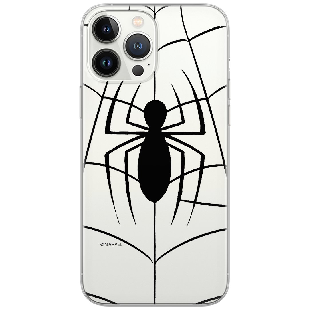 Etui Marvel dedykowane do Samsung A41, wzór: Spider Man 013 Etui częściowo przeźroczyste, oryginalne i oficjalnie licencjonowane