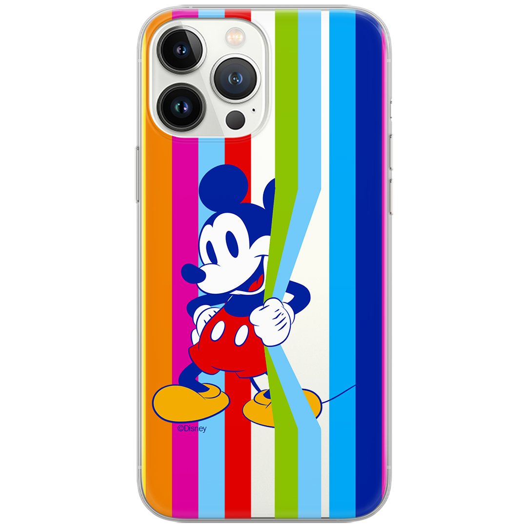 Etui Disney dedykowane do Samsung A42 5G, wzór: Mickey 026 Etui częściowo przeźroczyste, oryginalne i oficjalnie licencjonowane