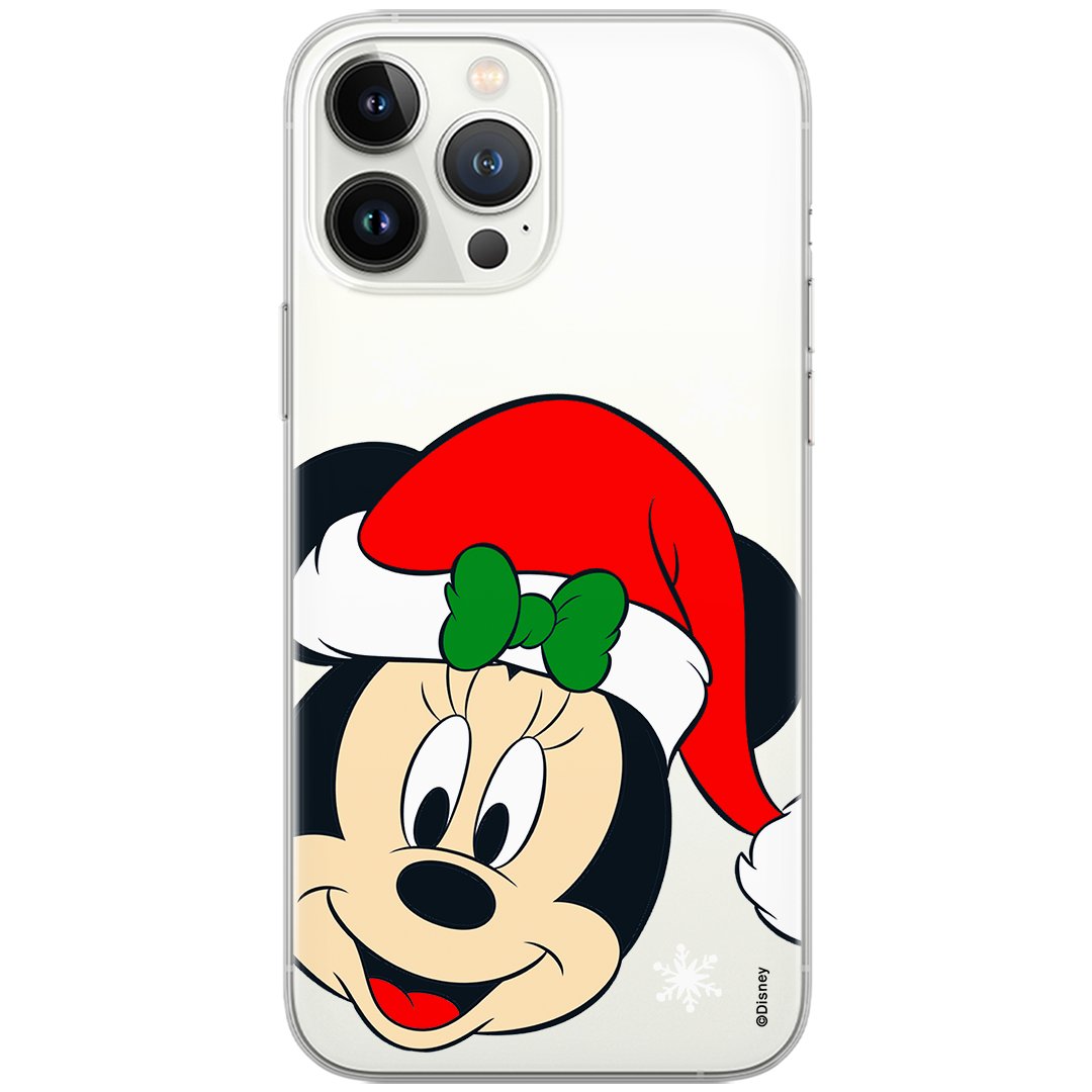 Etui Disney dedykowane do Samsung A42 5G, wzór: Minnie 060 Etui częściowo przeźroczyste, oryginalne i oficjalnie licencjonowane