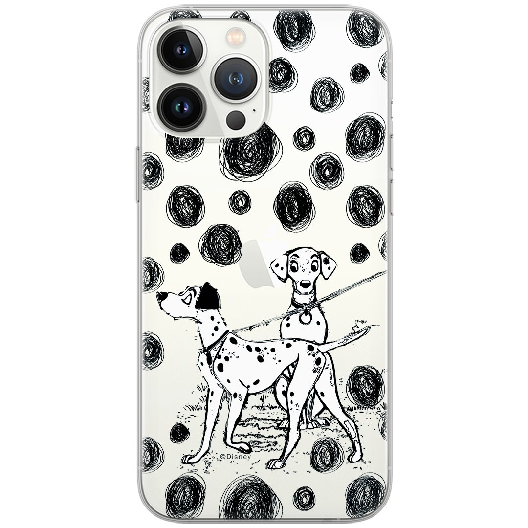 Etui Disney dedykowane do Samsung A52 5G / A52 LTE 4G / A52S 5G, wzór: Dalmatyńczyk 002 Etui częściowo przeźroczyste, oryginalne i oficjalnie licenc..