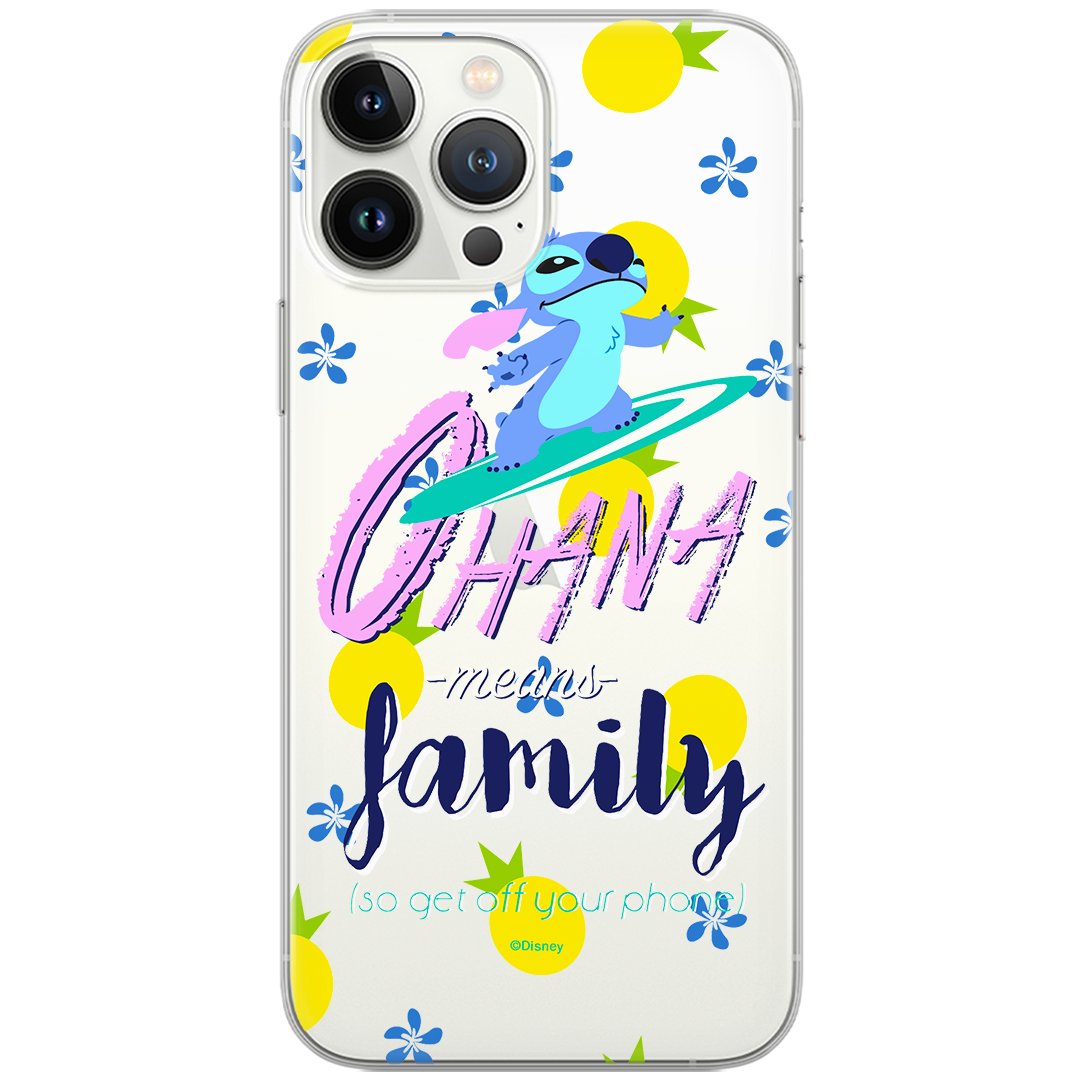 Etui Disney dedykowane do Samsung A52 5G / A52 LTE 4G / A52S 5G, wzór: Stich 004 Etui częściowo przeźroczyste, oryginalne i oficjalnie licencjonowane