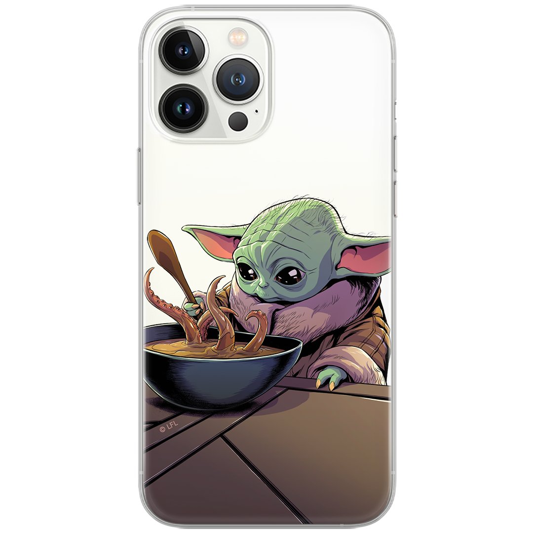 Etui Star Wars dedykowane do Samsung A72 5G, wzór: Baby Yoda 027 Etui częściowo przeźroczyste, oryginalne i oficjalnie licencjonowane
