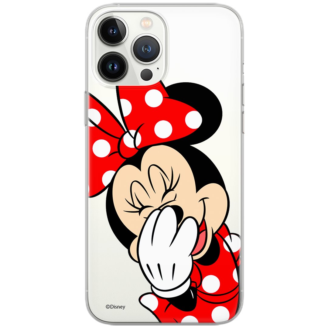 Etui Disney dedykowane do Samsung A73 5G, wzór: Minnie 006 Etui częściowo przeźroczyste, oryginalne i oficjalnie licencjonowane