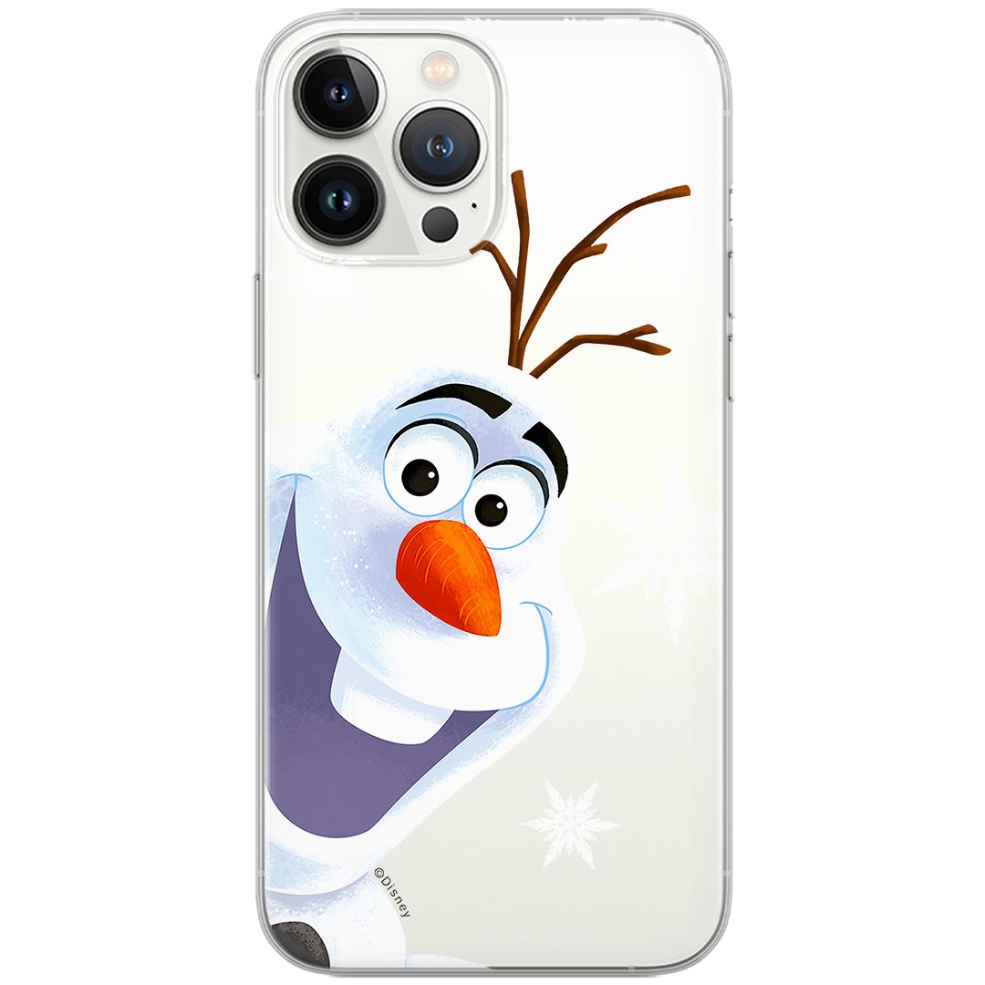 Etui Disney dedykowane do Samsung F62 / M62, wzór: Olaf 002 Etui częściowo przeźroczyste, oryginalne i oficjalnie licencjonowane