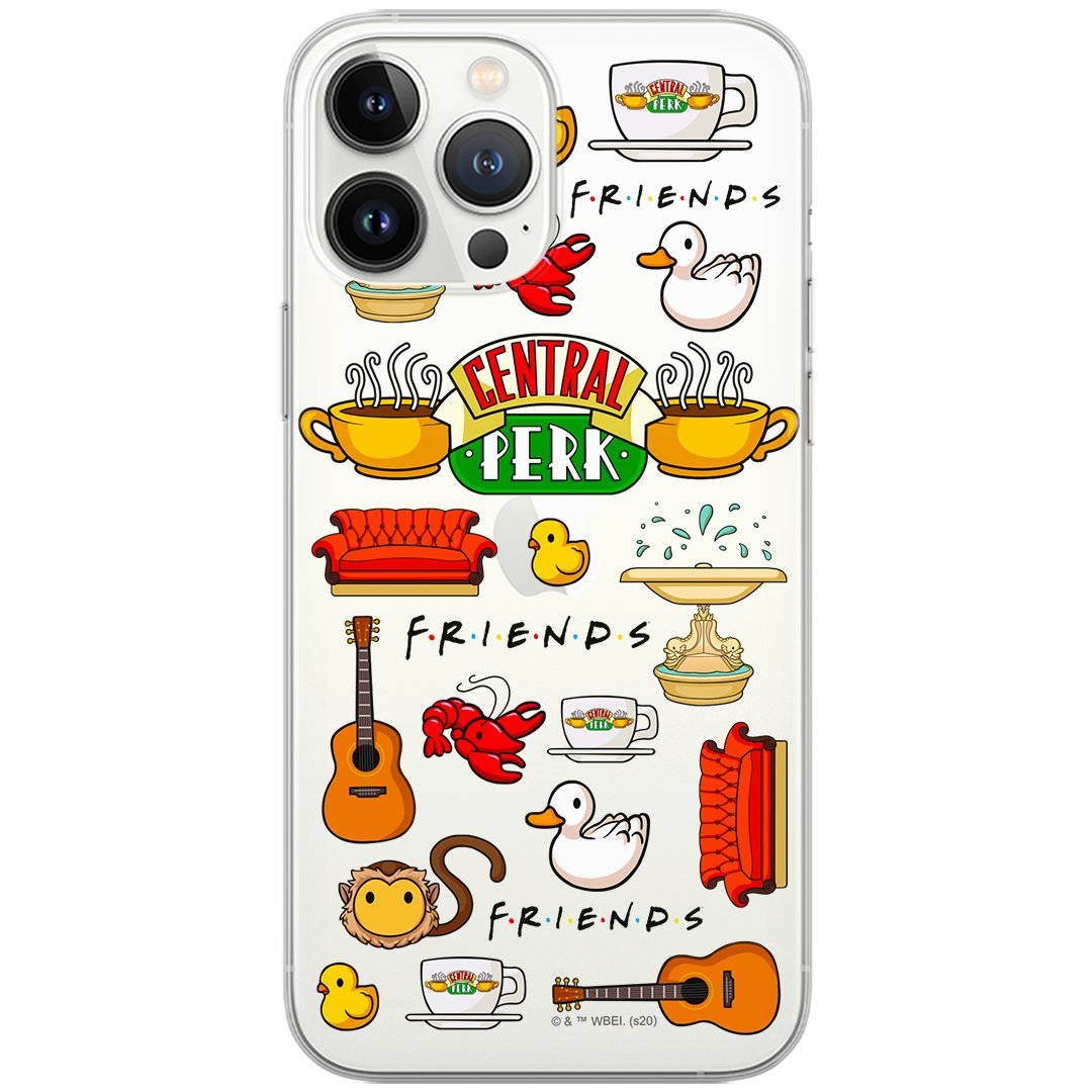 Etui Friends dedykowane do Samsung F62 / M62, wzór: Friends 014 Etui częściowo przeźroczyste, oryginalne i oficjalnie  / Friends