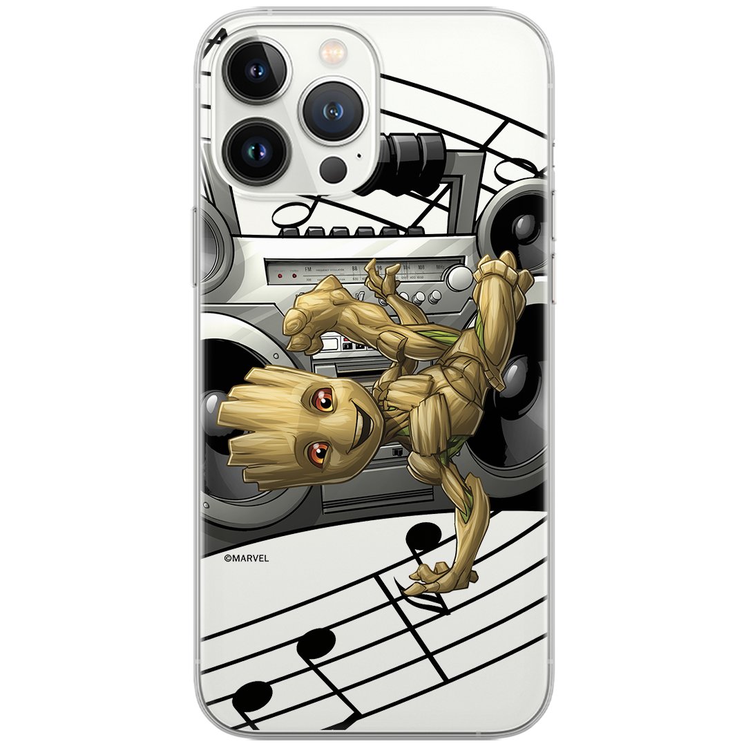 Etui Marvel dedykowane do Samsung GALAXY NOTE 20, wzór: Groot 004 Etui częściowo przeźroczyste, oryginalne i oficjalnie licencjonowane
