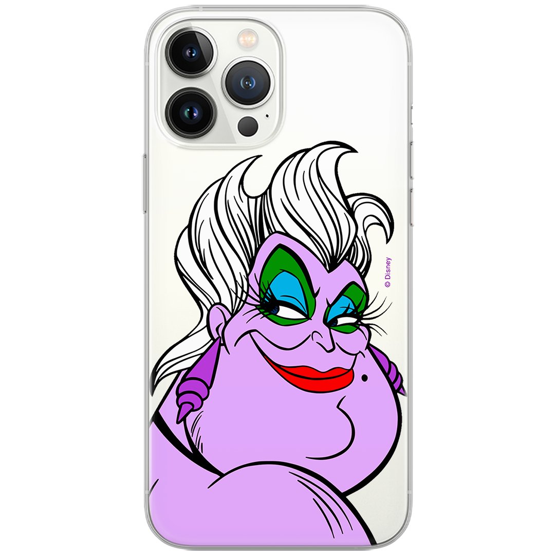 Etui Disney dedykowane do Samsung M31, wzór: Urszula 001 Etui częściowo przeźroczyste, oryginalne i oficjalnie licencjonowane