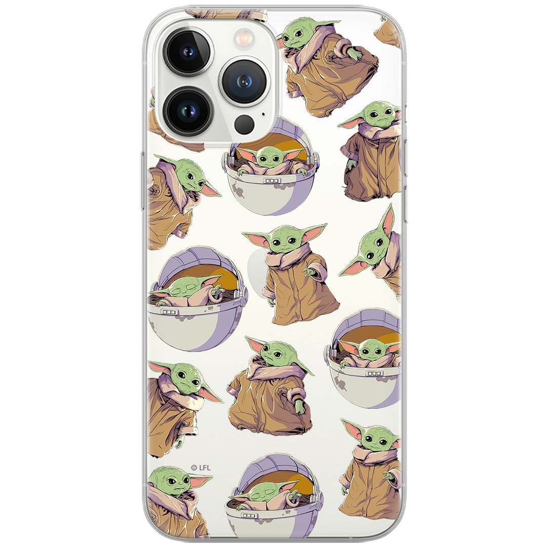 Etui Star Wars dedykowane do Samsung M51, wzór: Baby Yoda 028 Etui częściowo przeźroczyste, oryginalne i oficjalnie licencjonowane