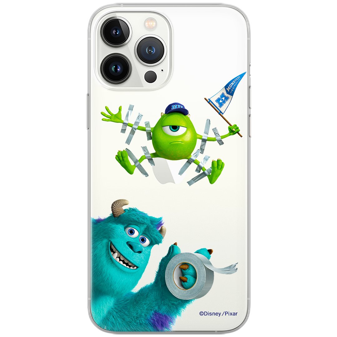 Etui Disney dedykowane do Xiaomi MI 10 LITE, wzór: Potwory i Spółka 001 Etui częściowo przeźroczyste, oryginalne i oficjalnie licencjonowane