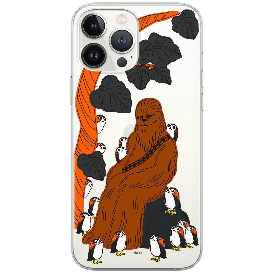 Etui Star Wars dedykowane do Xiaomi MI 10 LITE, wzór: Chewbacca 006 Etui częściowo przeźroczyste, oryginalne i oficjalnie licencjonowane