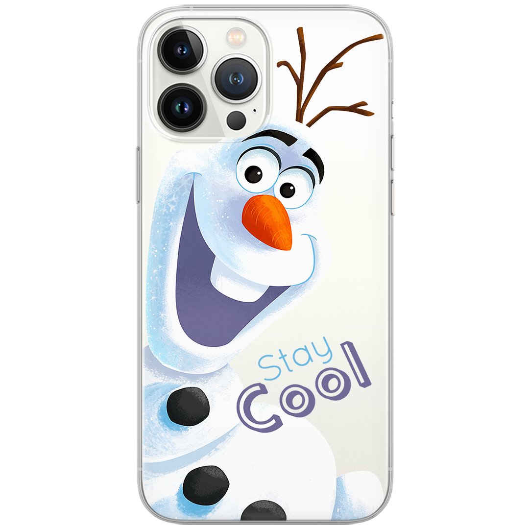 Etui Disney dedykowane do Xiaomi MI 11 LITE 4G / MI 11 LITE 5G / 11 LITE 5G NE, wzór: Olaf 001 Etui częściowo przeźroczyste, oryginalne i oficjalnie..