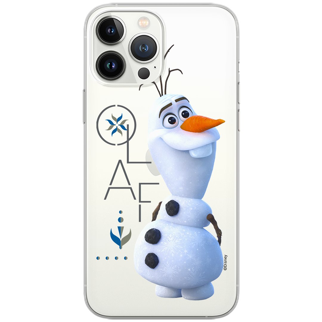 Etui Disney dedykowane do Xiaomi MI 11 LITE 4G / MI 11 LITE 5G / 11 LITE 5G NE, wzór: Olaf 004 Etui częściowo przeźroczyste, oryginalne i oficjalnie..