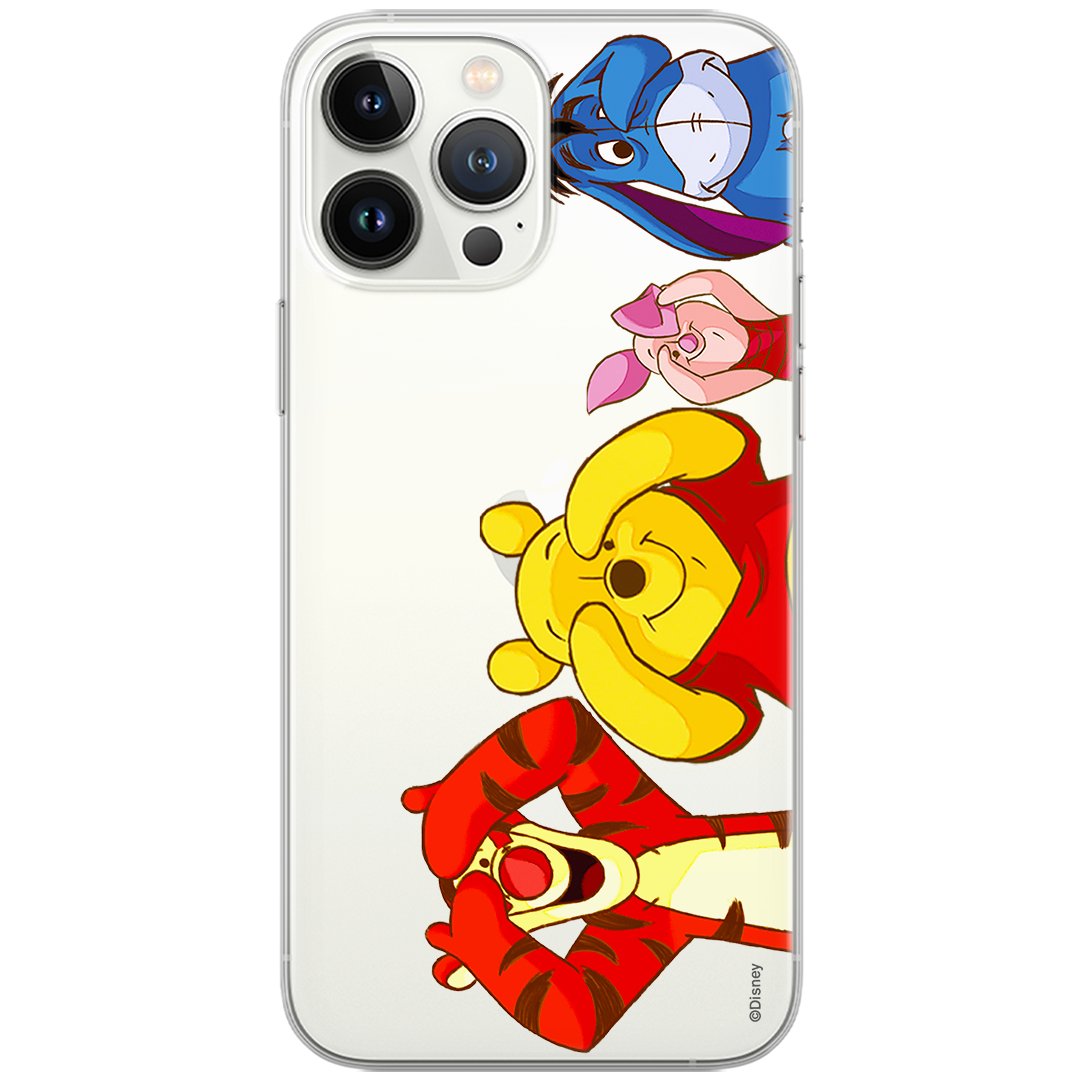 Etui Disney dedykowane do Xiaomi MI 11 LITE 4G / MI 11 LITE 5G / 11 LITE 5G NE, wzór: Kubuś i Przyjaciele 036 Etui częściowo przeźroczyste, oryginal..