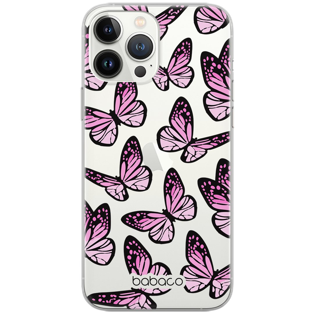 Etui Babaco dedykowane do Xiaomi MI 11 LITE 4G / MI 11 LITE 5G / 11 LITE 5G NE, wzór: Motyle 002 Etui częściowo przeźroczyste, oryginalne i oficjaln..