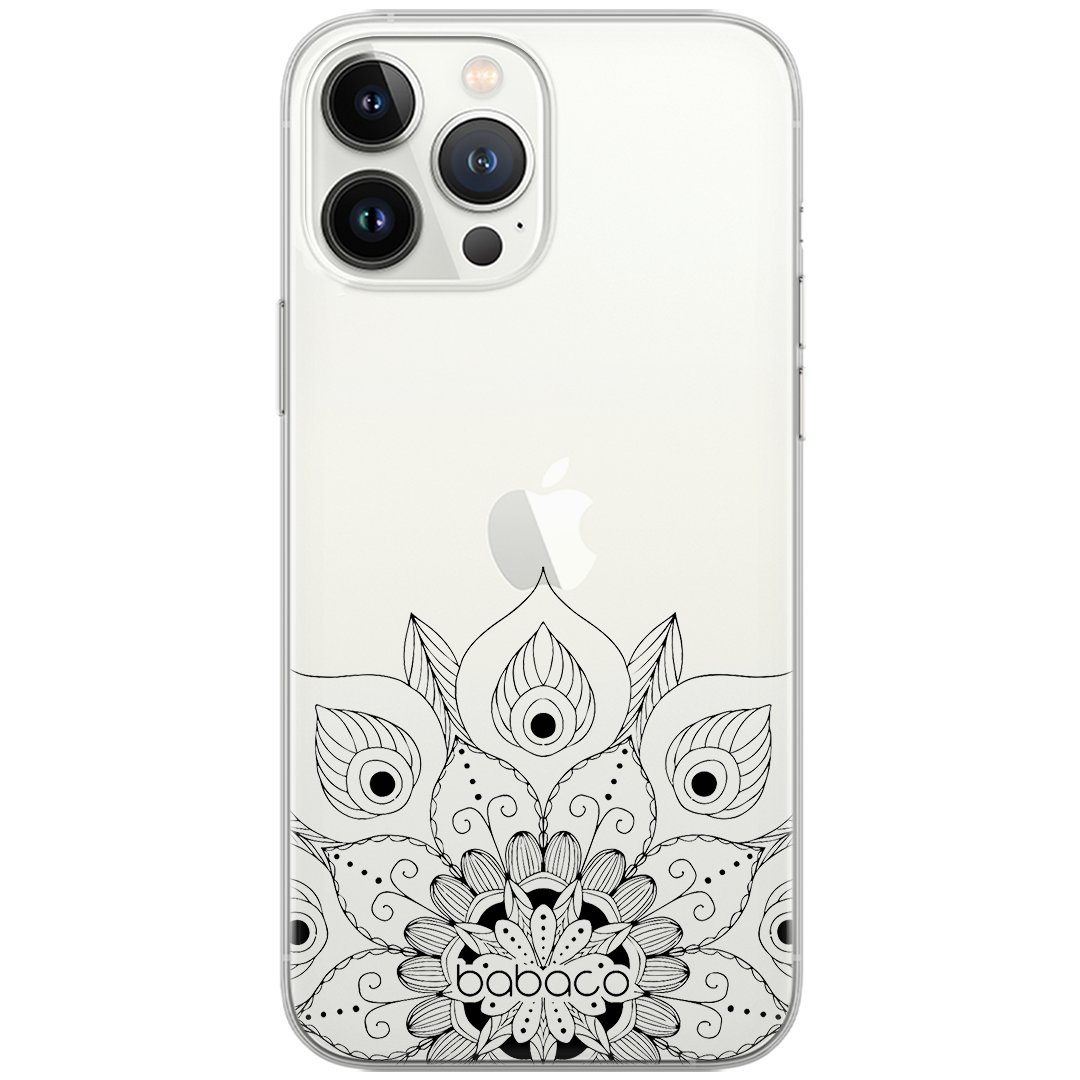 Etui Babaco dedykowane do Xiaomi MI 11 LITE 4G / MI 11 LITE 5G / 11 LITE 5G NE, wzór: Mandale 008 Etui częściowo przeźroczyste, oryginalne i oficjal..