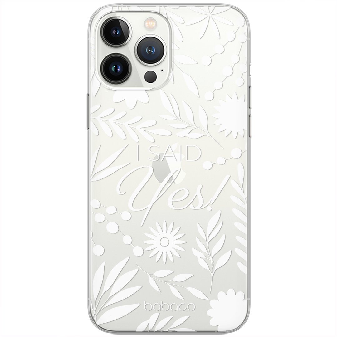 Etui Babaco dedykowane do Xiaomi MI 11 LITE 4G / MI 11 LITE 5G / 11 LITE 5G NE, wzór: I said Yes! 002 Etui częściowo przeźroczyste, oryginalne i ofi..