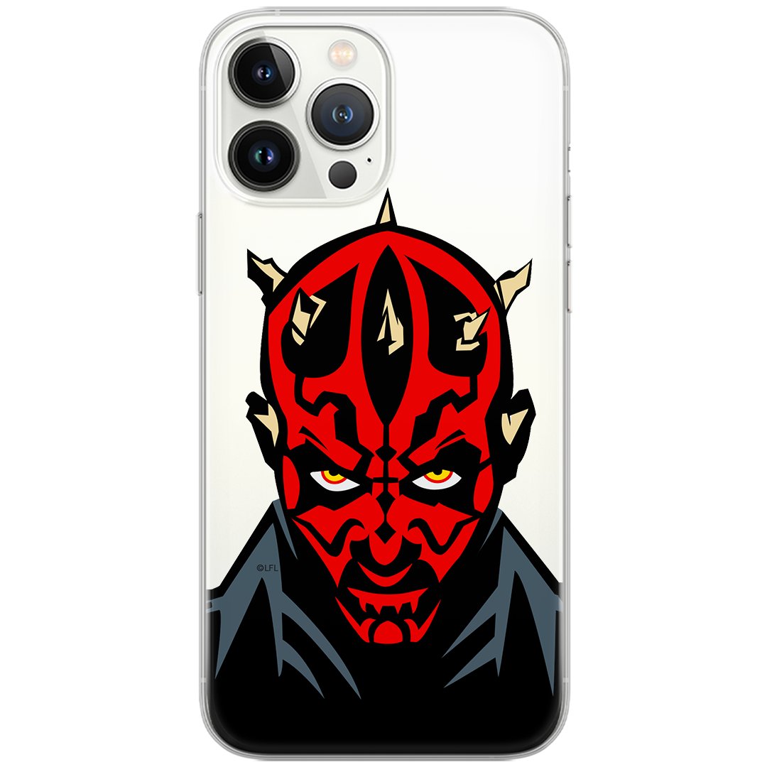 Etui Star Wars dedykowane do Xiaomi MI 11 LITE 4G / MI 11 LITE 5G / 11 LITE 5G NE, wzór: Darth Maul 004 Etui częściowo przeźroczyste, oryginalne i o..