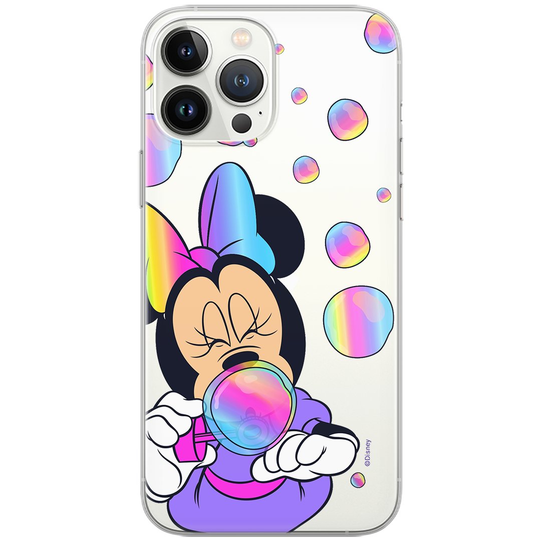 Etui Disney dedykowane do Xiaomi MI NOTE 10 Lite, wzór: Minnie 052 Etui częściowo przeźroczyste, oryginalne i oficjalnie licencjonowane