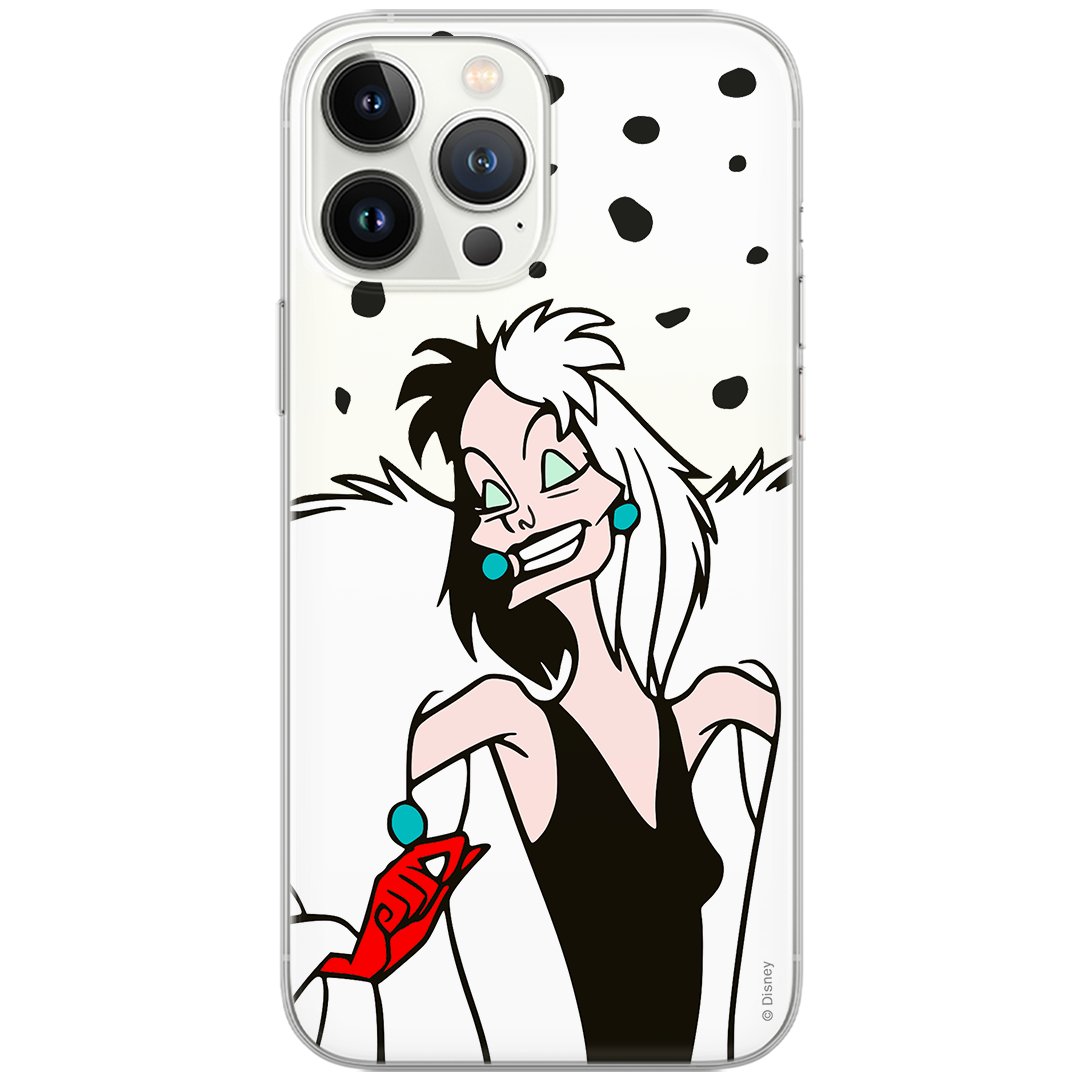 Etui Disney dedykowane do Xiaomi MI NOTE 10 Lite, wzór: Cruella 004 Etui częściowo przeźroczyste, oryginalne i oficjalnie licencjonowane