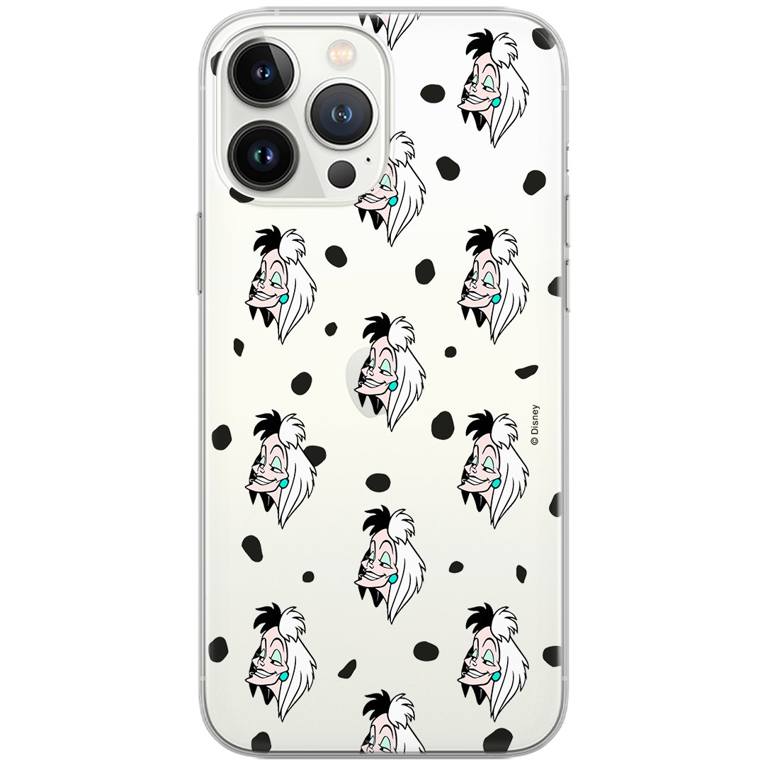 Etui Disney dedykowane do Xiaomi MI NOTE 10 Lite, wzór: Cruella 005 Etui częściowo przeźroczyste, oryginalne i oficjalnie licencjonowane