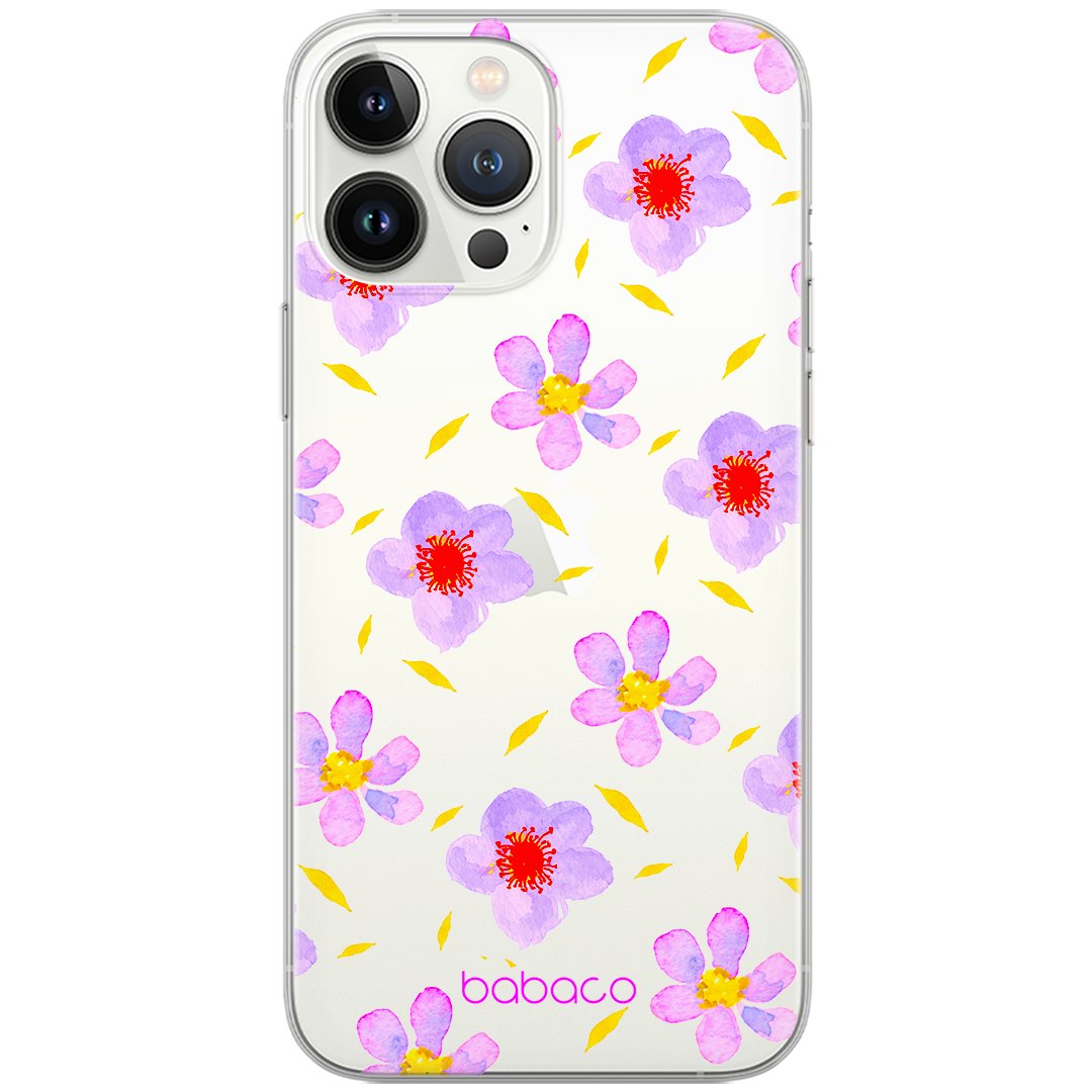 Etui Babaco dedykowane do Xiaomi MI NOTE 10 Lite, wzór: Kwiaty 022 Etui częściowo przeźroczyste, oryginalne i oficjalnie licencjonowane