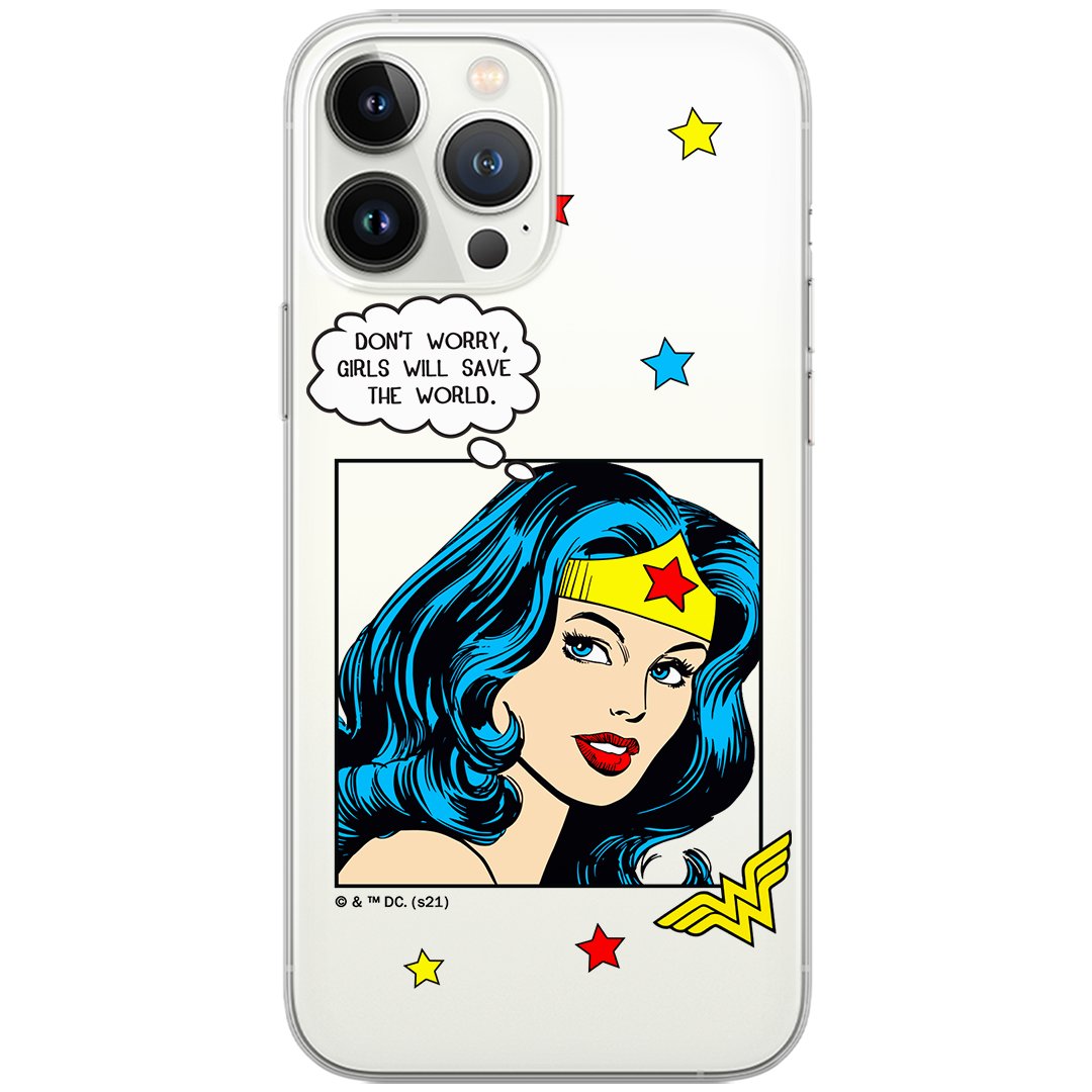 Etui DC dedykowane do Xiaomi MI NOTE 10 Lite, wzór: Wonder Woman 028 Etui częściowo przeźroczyste, oryginalne i oficjalnie licencjonowane