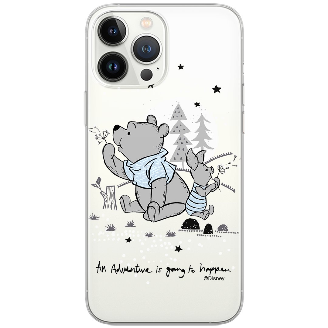 Etui Disney dedykowane do Huawei P30, wzór: Kubuś i Przyjaciele 008 Etui częściowo przeźroczyste, oryginalne i oficjalnie licencjonowane