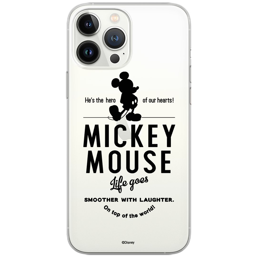 Etui Disney dedykowane do Huawei P30, wzór: Mickey 014 Etui częściowo przeźroczyste, oryginalne i oficjalnie licencjonowane