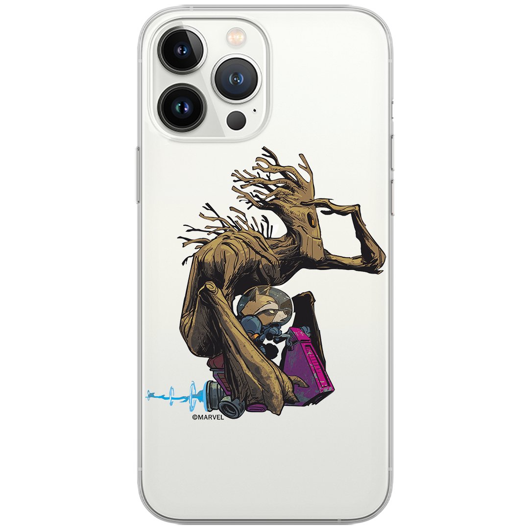 Etui Marvel dedykowane do Huawei P30, wzór: Strażnicy Galaktyki 004 Etui częściowo przeźroczyste, oryginalne i oficjalnie licencjonowane