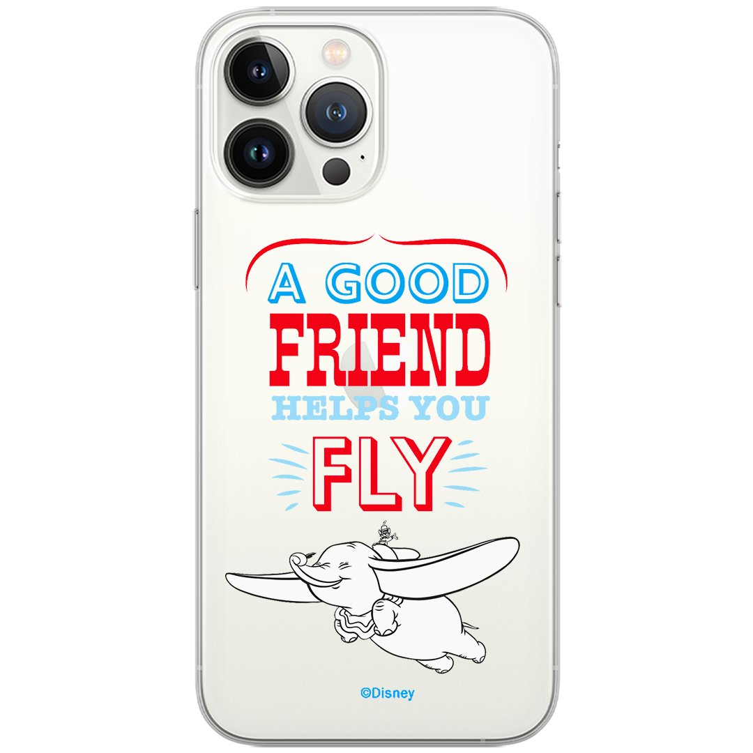 Etui Disney dedykowane do Huawei P30, wzór: Dumbo 004 Etui częściowo przeźroczyste, oryginalne i oficjalnie licencjonowane