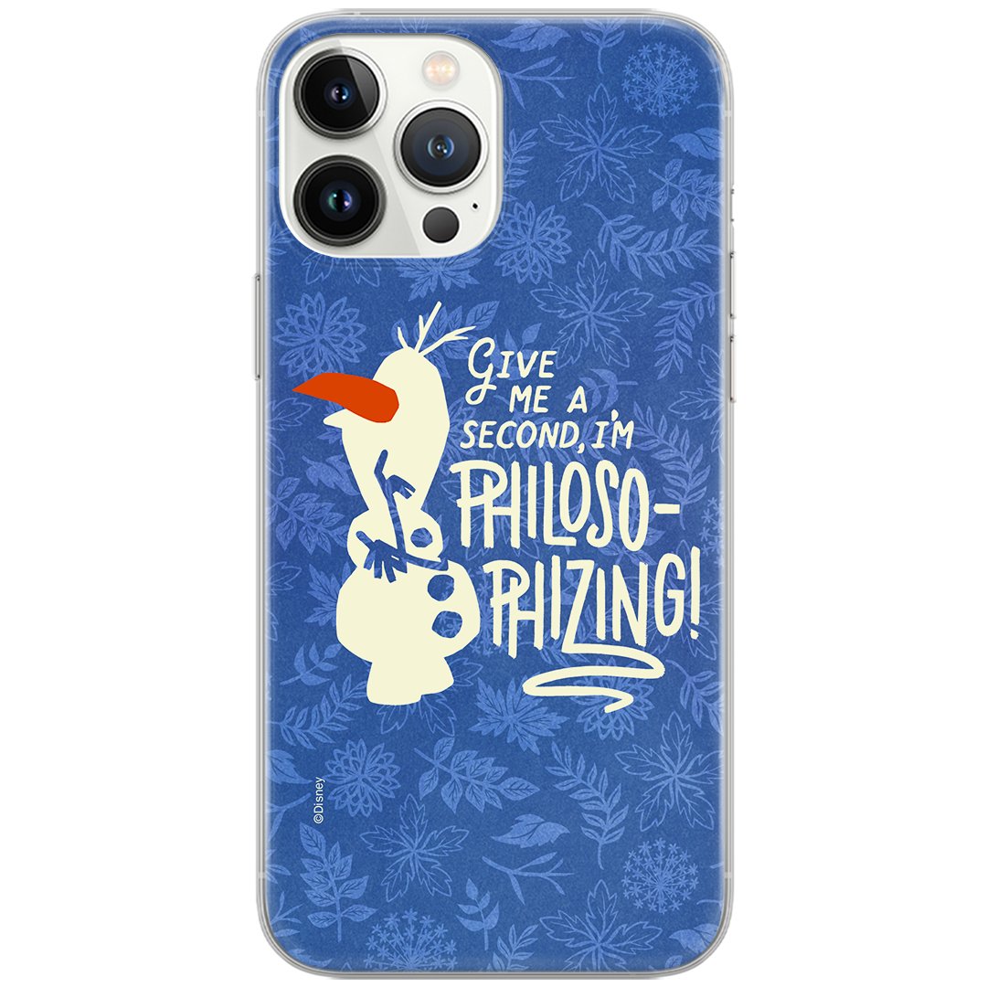 Etui Disney dedykowane do Huawei P30, wzór: Olaf 005 Etui częściowo przeźroczyste, oryginalne i oficjalnie licencjonowane