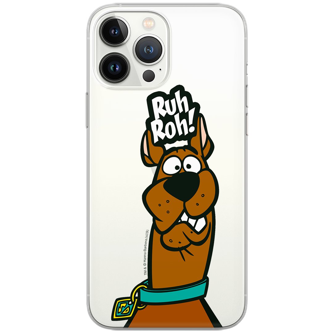 Etui Scooby Doo dedykowane do Huawei P30, wzór: Scooby Doo 007 Etui częściowo przeźroczyste, oryginalne i oficjalnie  / Scooby Doo