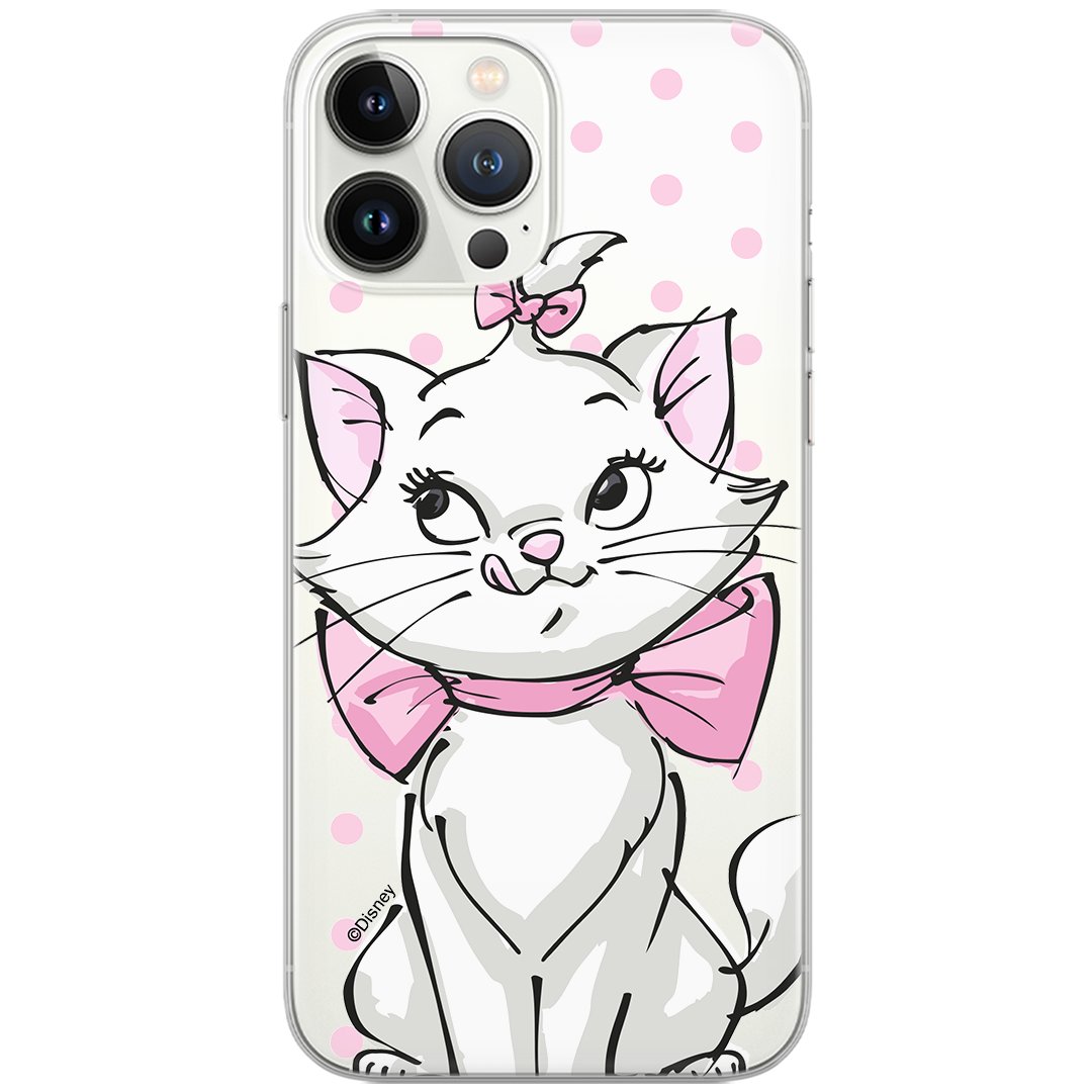 Etui Disney dedykowane do Huawei P30, wzór: Marie 002 Etui częściowo przeźroczyste, oryginalne i oficjalnie licencjonowane