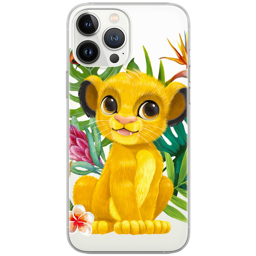Etui Disney dedykowane do Huawei P30, wzór: Simba i Przyjaciele 004 Etui częściowo przeźroczyste, oryginalne i oficjalnie licencjonowane