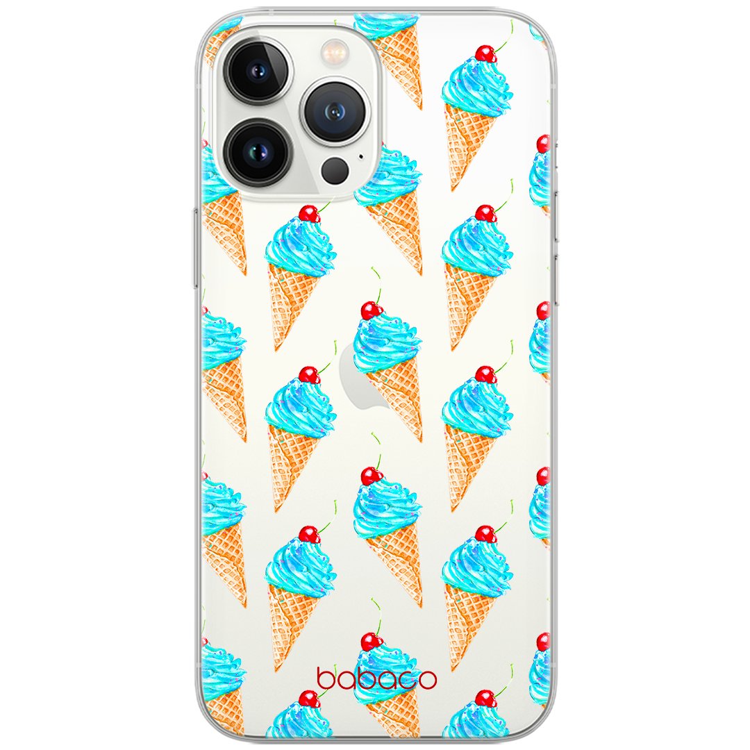 Etui Babaco dedykowane do Huawei P30, wzór: Lody 002 Etui częściowo przeźroczyste, oryginalne i oficjalnie licencjonowane