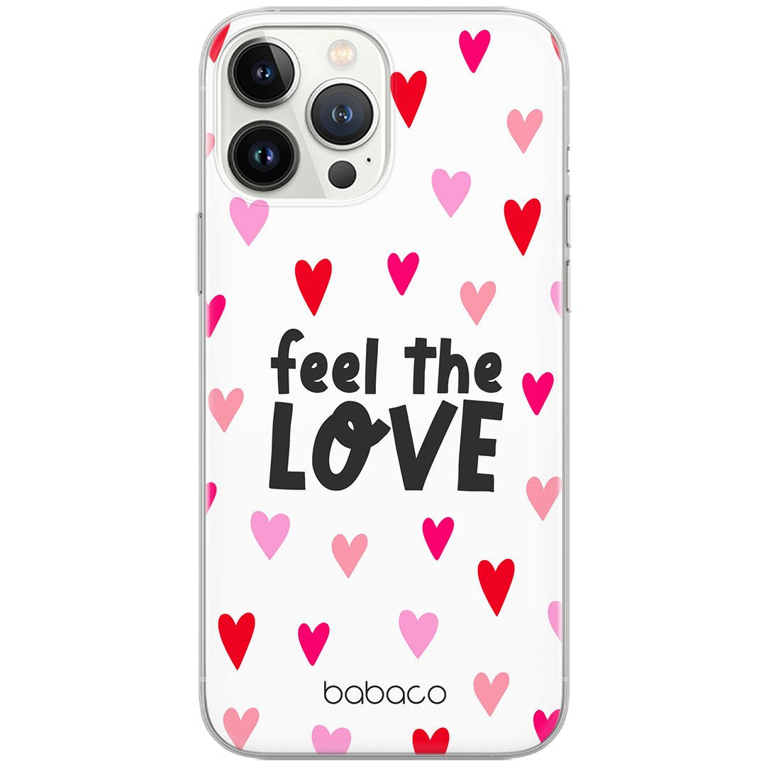Etui Babaco dedykowane do Xiaomi REDMI 10 / REDMI NOTE 11 4G, wzór: Feel the love 001 Etui częściowo przeźroczyste, oryginalne i oficjalnie licencjo..