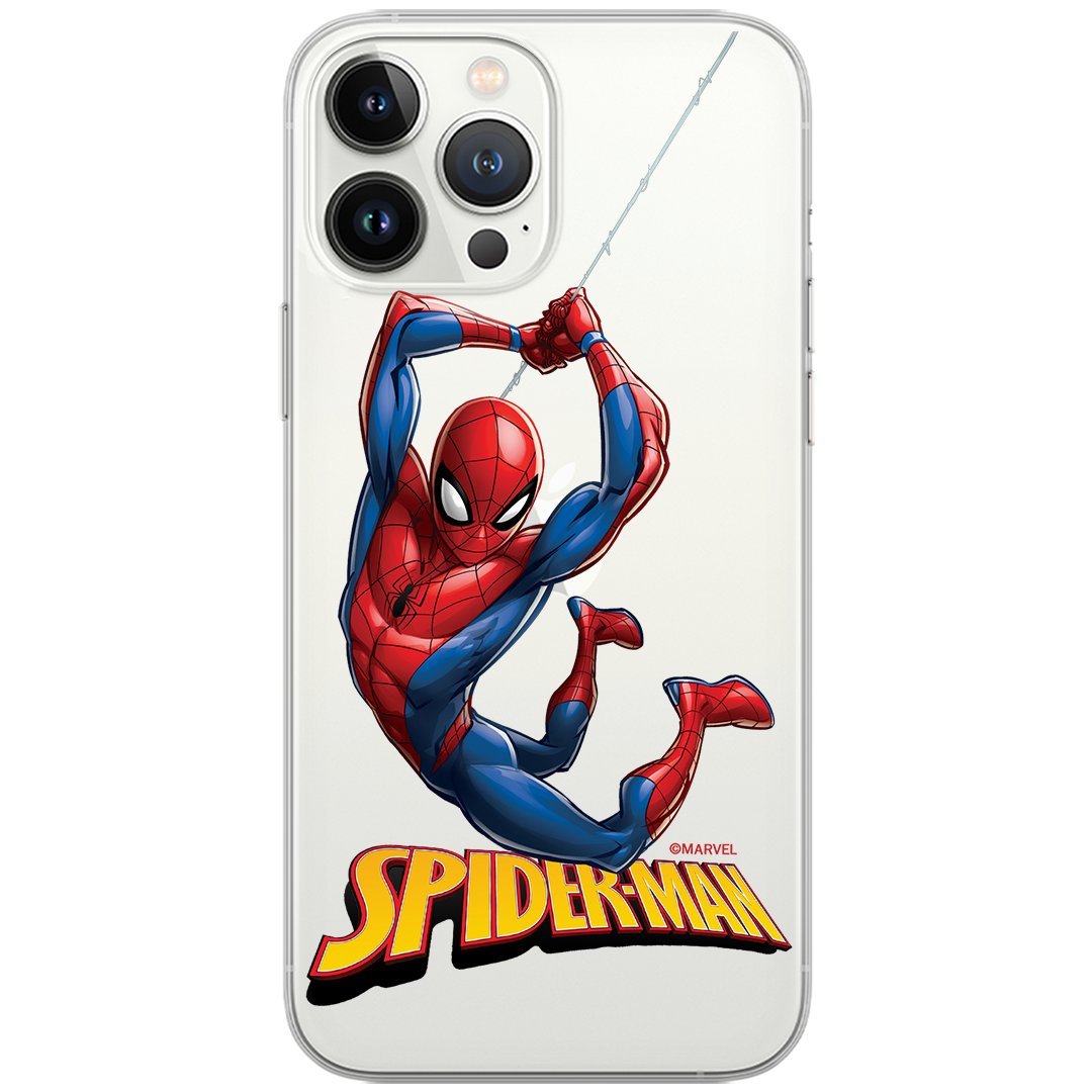 Etui Marvel dedykowane do Xiaomi REDMI 10 / REDMI NOTE 11 4G, wzór: Spider Man 019 Etui częściowo przeźroczyste, oryginalne i oficjalnie licencjonow..