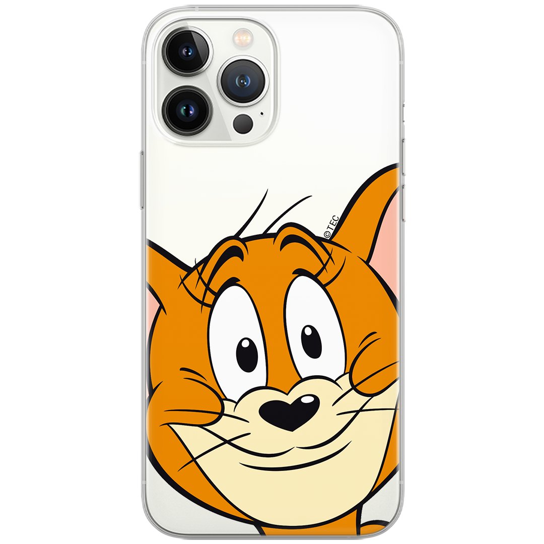 Etui Tom and Jerry dedykowane do Xiaomi REDMI 9, wzór: Jerry 001 Etui częściowo przeźroczyste, oryginalne i oficjalnie  / Tom and Jerry