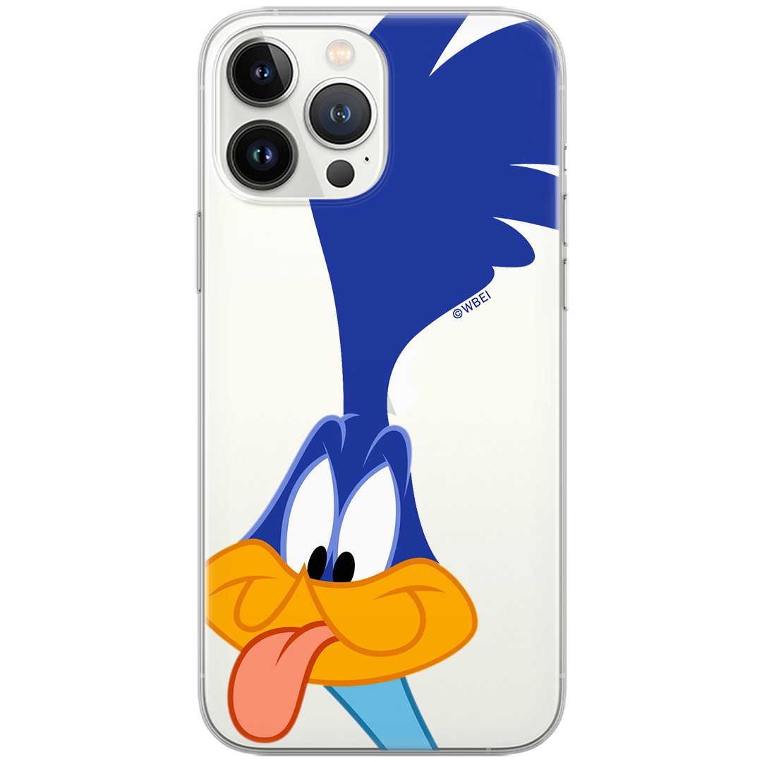 Etui Looney Tunes dedykowane do Xiaomi REDMI 9A, wzór: Struś Pędziwiatr 002 Etui częściowo przeźroczyste, oryginalne i oficjalnie / Looney Tunes