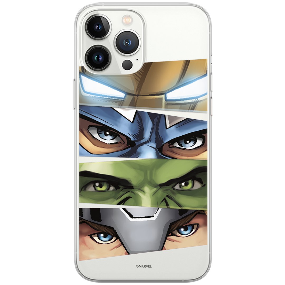 Etui Marvel dedykowane do Xiaomi REDMI 9A, wzór: Avengers 006 Etui częściowo przeźroczyste, oryginalne i oficjalnie licencjonowane